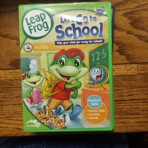 LeapFrog Let's Go to School Green DVD